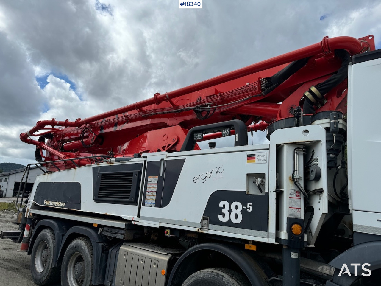 Autobomba de betão Mercedes Arocs: foto 17