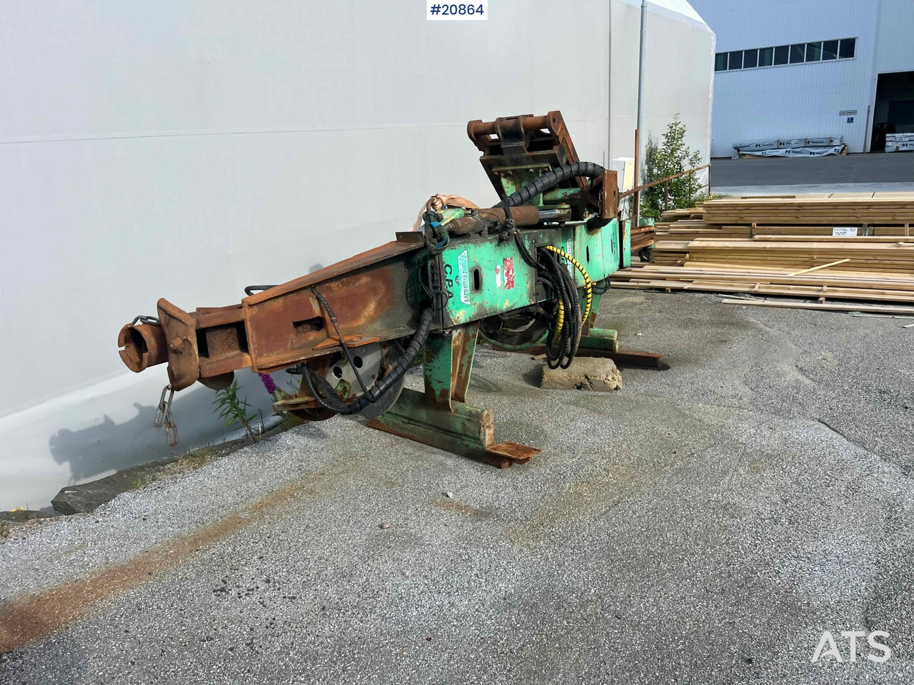 Máquina de perfuração Montabert CPA500 boretårn m/ hc 150 hammer: foto 7