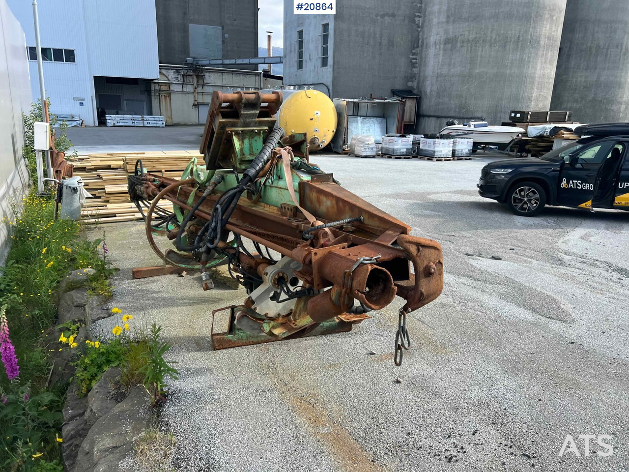 Máquina de perfuração Montabert CPA500 boretårn m/ hc 150 hammer: foto 11