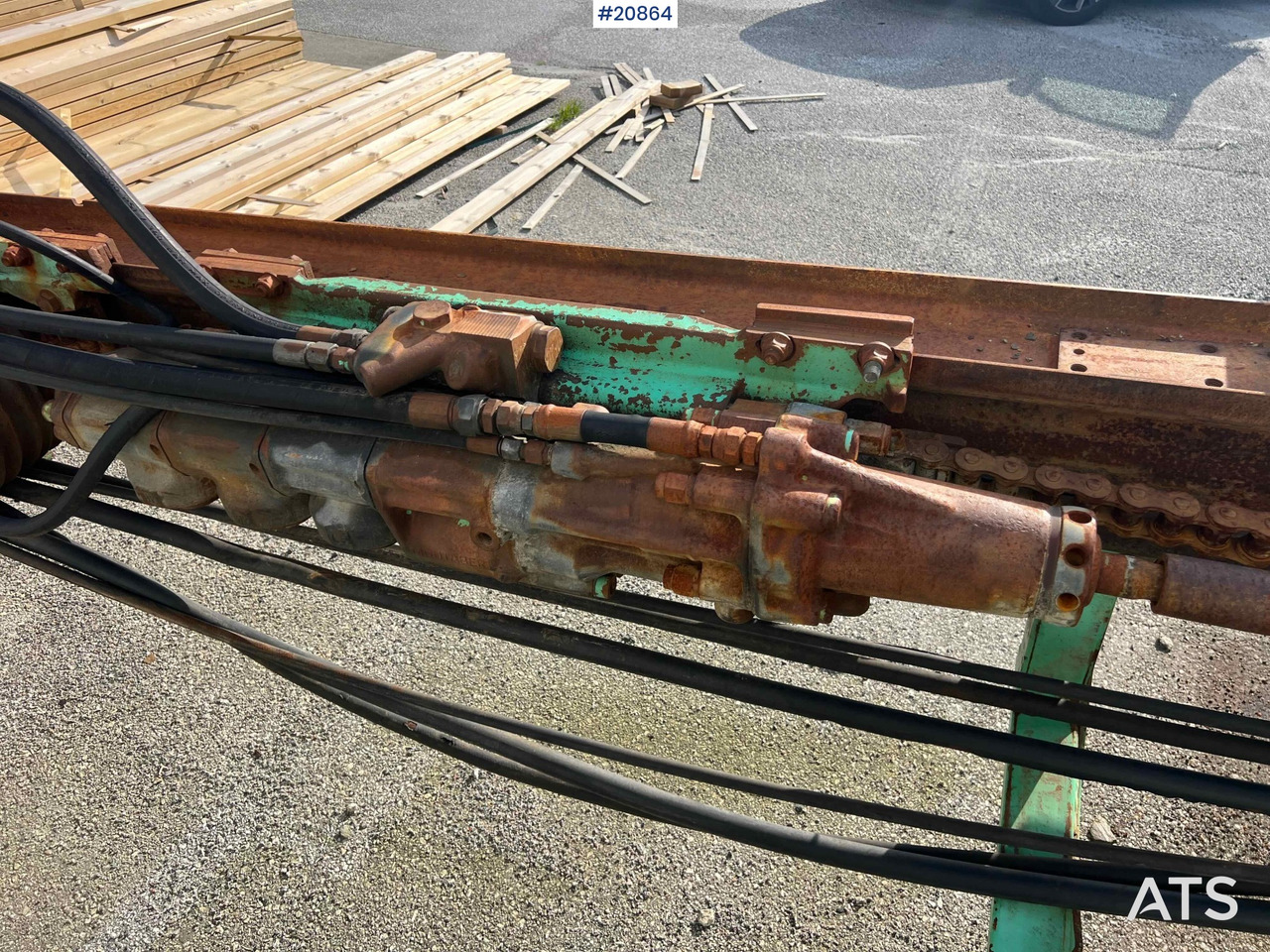 Máquina de perfuração Montabert CPA500 boretårn m/ hc 150 hammer: foto 34