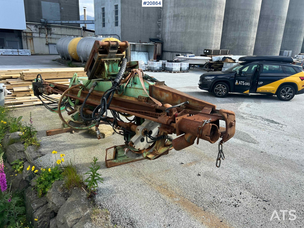 Máquina de perfuração Montabert CPA500 boretårn m/ hc 150 hammer: foto 12