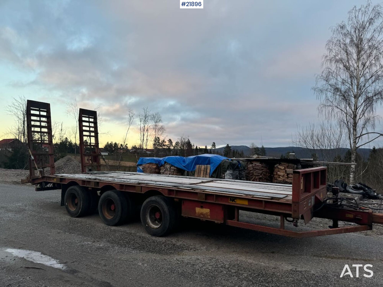 NC BT-24 3-akslet maskinkjerre - Reboque baixa: foto 3 NC BT-24 3-akslet maskinkjerre - Reboque baixa: foto 3