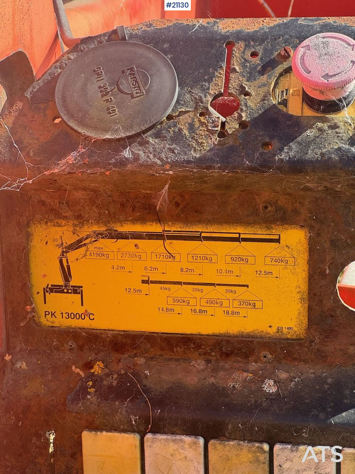 Palfinger PK 13000 - Grua para caminhão de Caminhão: foto 5 Palfinger PK 13000 - Grua para caminhão de Caminhão: foto 5