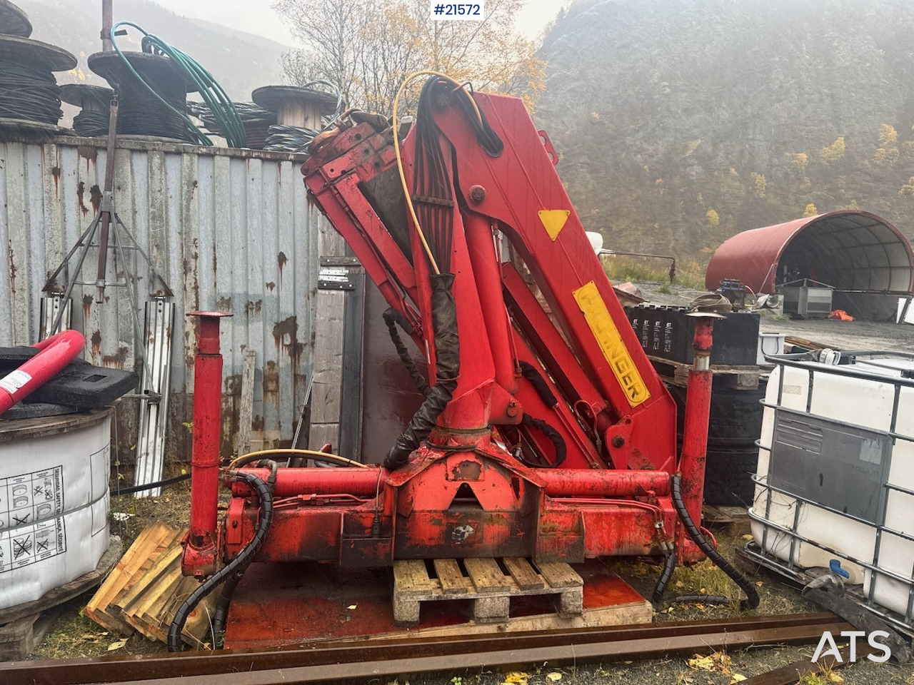 Grua para caminhão Palfinger PK10500 Kran: foto 1