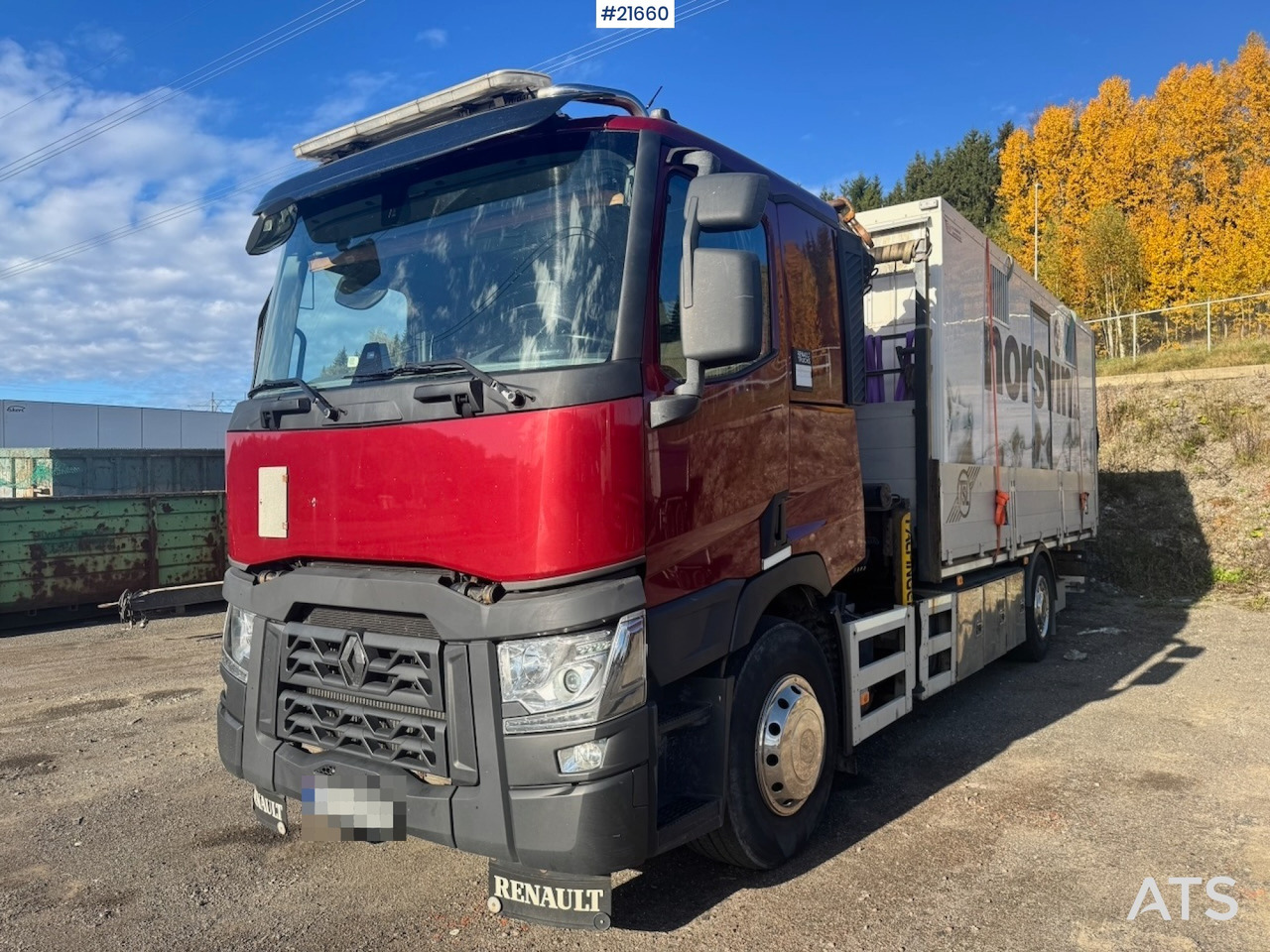 Caminhão grua Renault Renault T380 6x2 Kranbil m/ 19 t/m Palfinger: foto 8