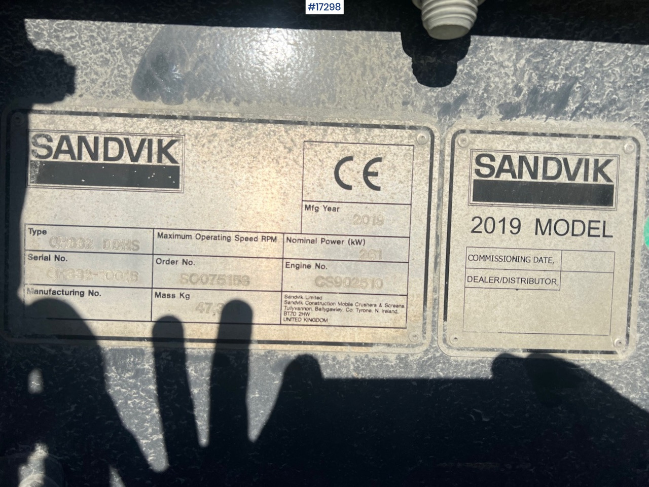 Britador de cone Sandvik QH332: foto 46