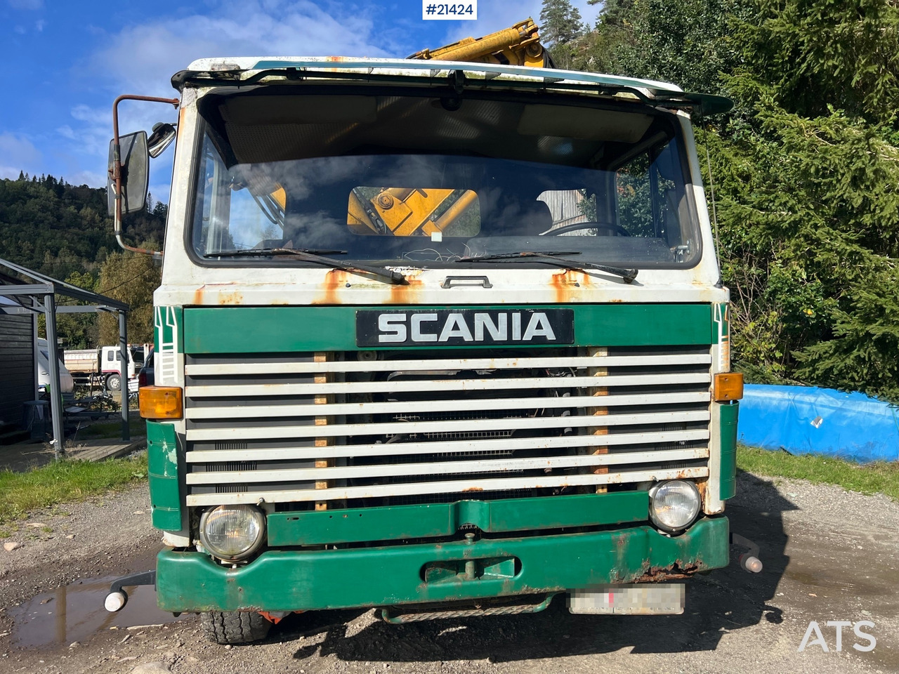 Scania LB 81 6x2 Kranbil m/ 10t/m kran og tipp Rep.Objekt - Caminhão grua: foto 5 Scania LB 81 6x2 Kranbil m/ 10t/m kran og tipp Rep.Objekt - Caminhão grua: foto 5
