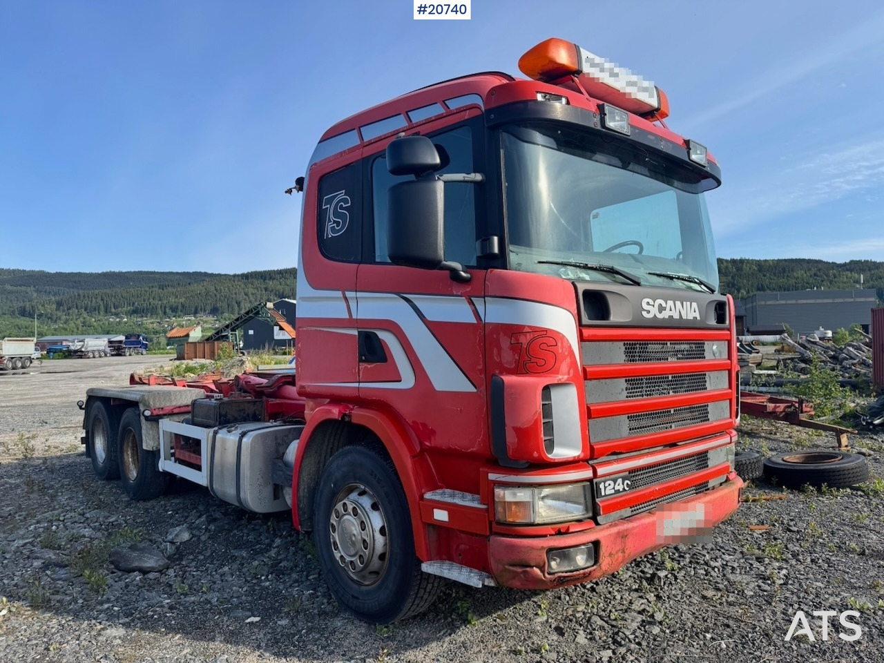 Scania R124 - Caminhão polibenne: foto 1 Scania R124 - Caminhão polibenne: foto 1