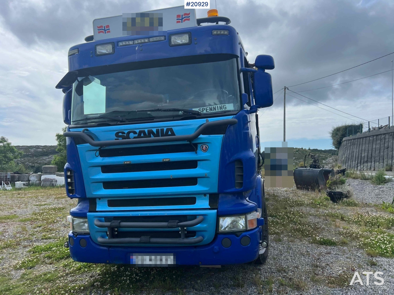 Scania R480 - Camião de caixa aberta/ Plataforma, Caminhão grua: foto 5 Scania R480 - Camião de caixa aberta/ Plataforma, Caminhão grua: foto 5