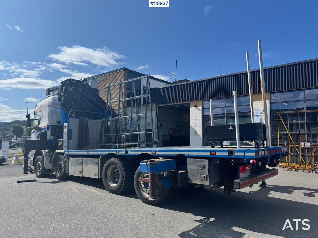 Scania R620 - Camião de caixa aberta/ Plataforma, Caminhão grua: foto 5 Scania R620 - Camião de caixa aberta/ Plataforma, Caminhão grua: foto 5