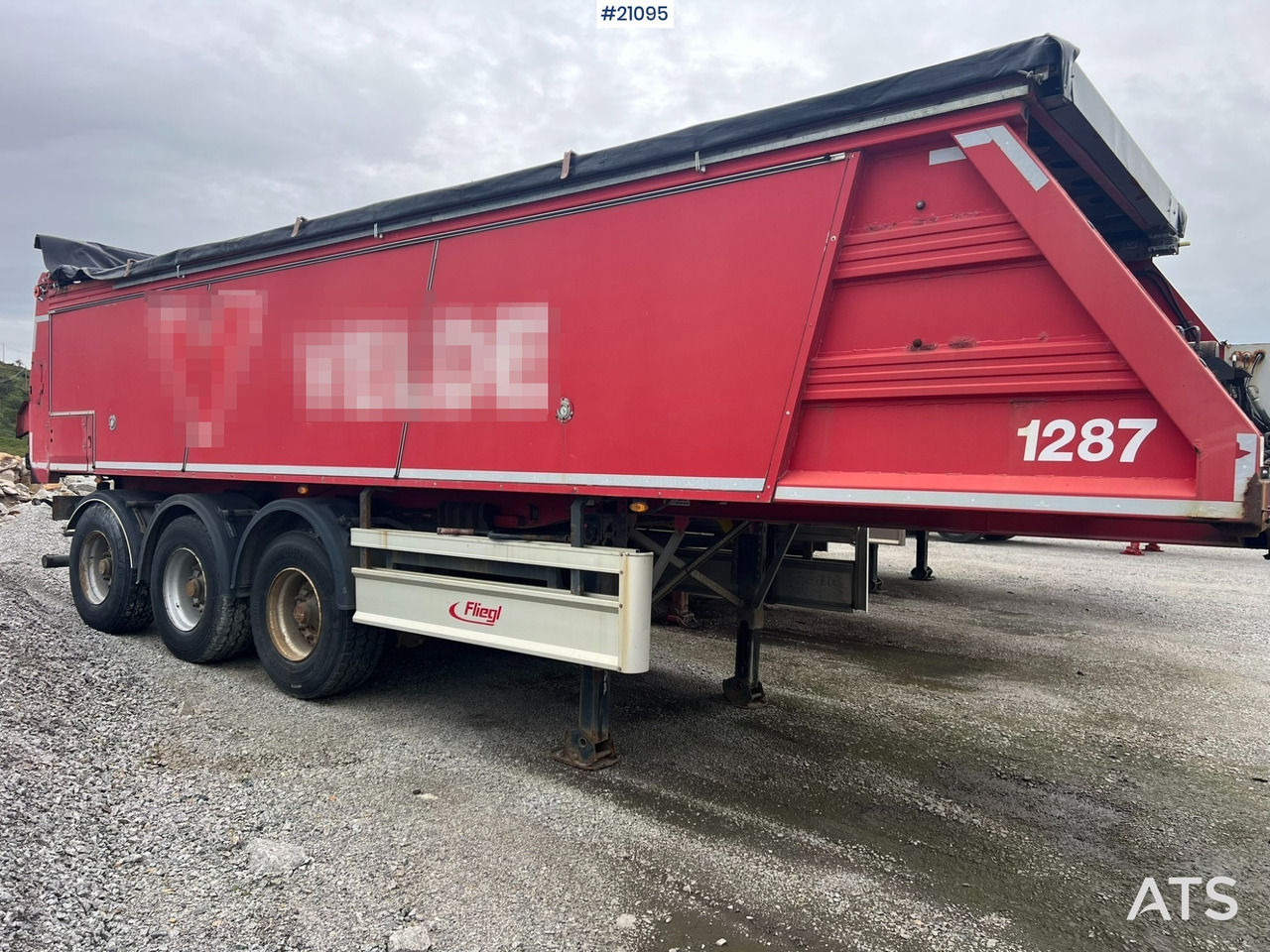 Fliegl Fahrzeugbau - Semireboque, Máquina de asfalto: foto 5 Fliegl Fahrzeugbau - Semireboque, Máquina de asfalto: foto 5