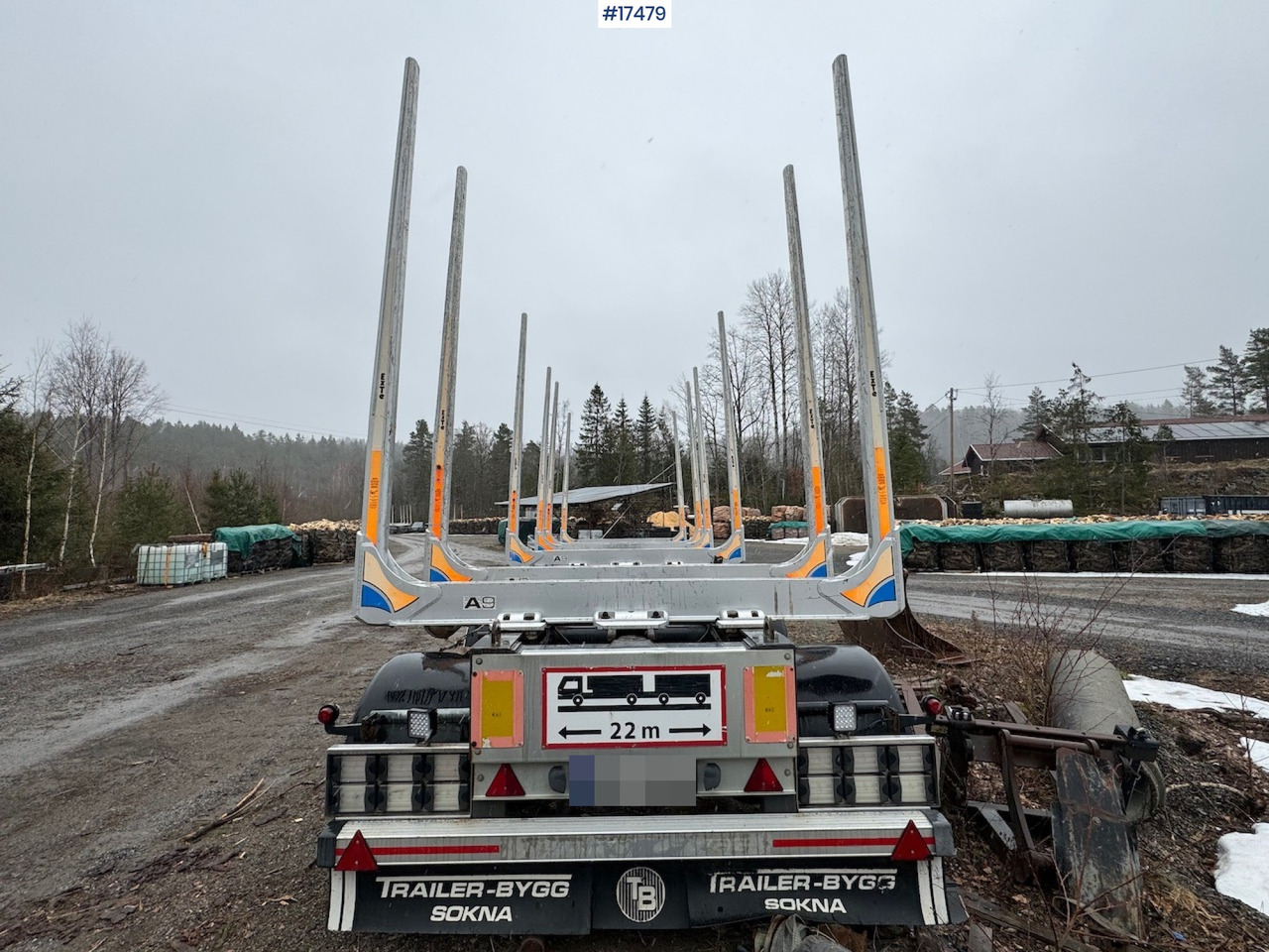 Reboque transporte de madeira Trailer-Bygg Trailer-Bygg tømmerhenger: foto 8 Reboque transporte de madeira Trailer-Bygg Trailer-Bygg tømmerhenger: foto 8