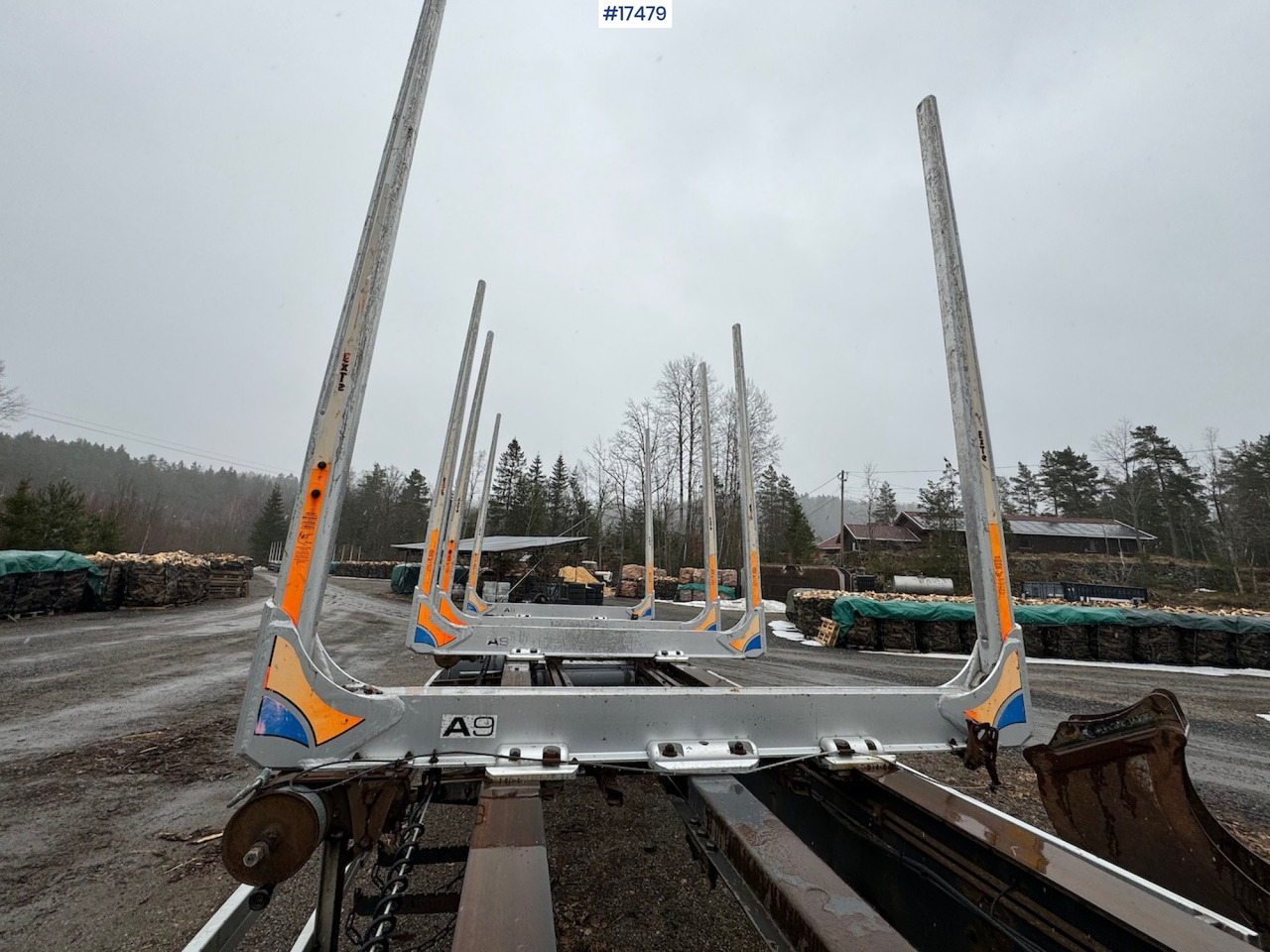 Reboque transporte de madeira Trailer-Bygg Trailer-Bygg tømmerhenger: foto 15 Reboque transporte de madeira Trailer-Bygg Trailer-Bygg tømmerhenger: foto 15