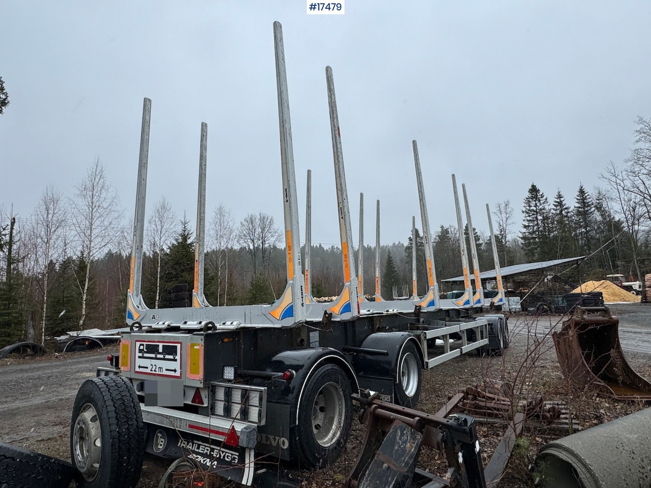 Reboque transporte de madeira Trailer-Bygg Trailer-Bygg tømmerhenger: foto 6 Reboque transporte de madeira Trailer-Bygg Trailer-Bygg tømmerhenger: foto 6