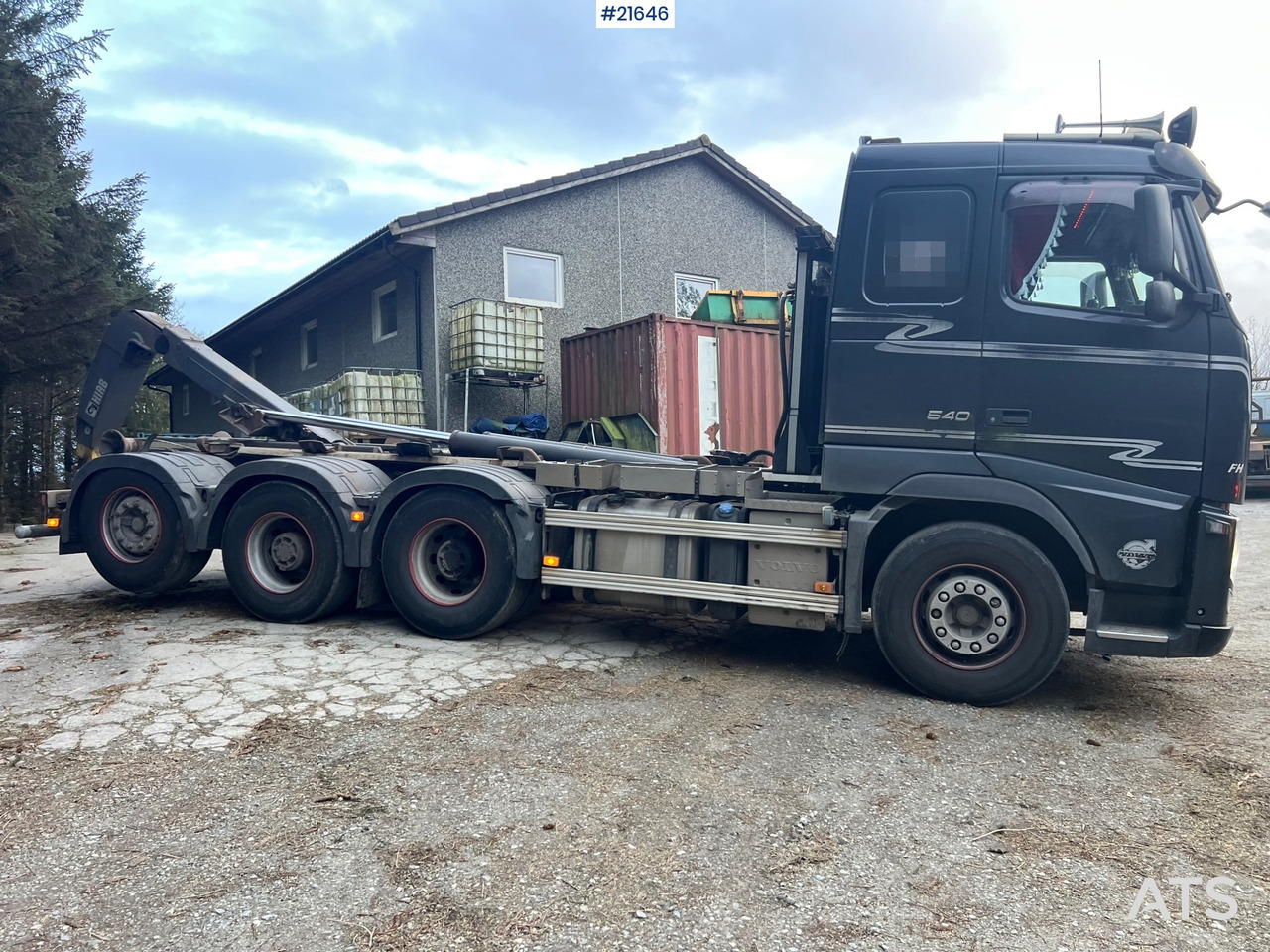 Volvo FH13 8x4 tridem krokbil m/ 20t Hiab krok og opplegg for kran - Caminhão grua: foto 4 Volvo FH13 8x4 tridem krokbil m/ 20t Hiab krok og opplegg for kran - Caminhão grua: foto 4