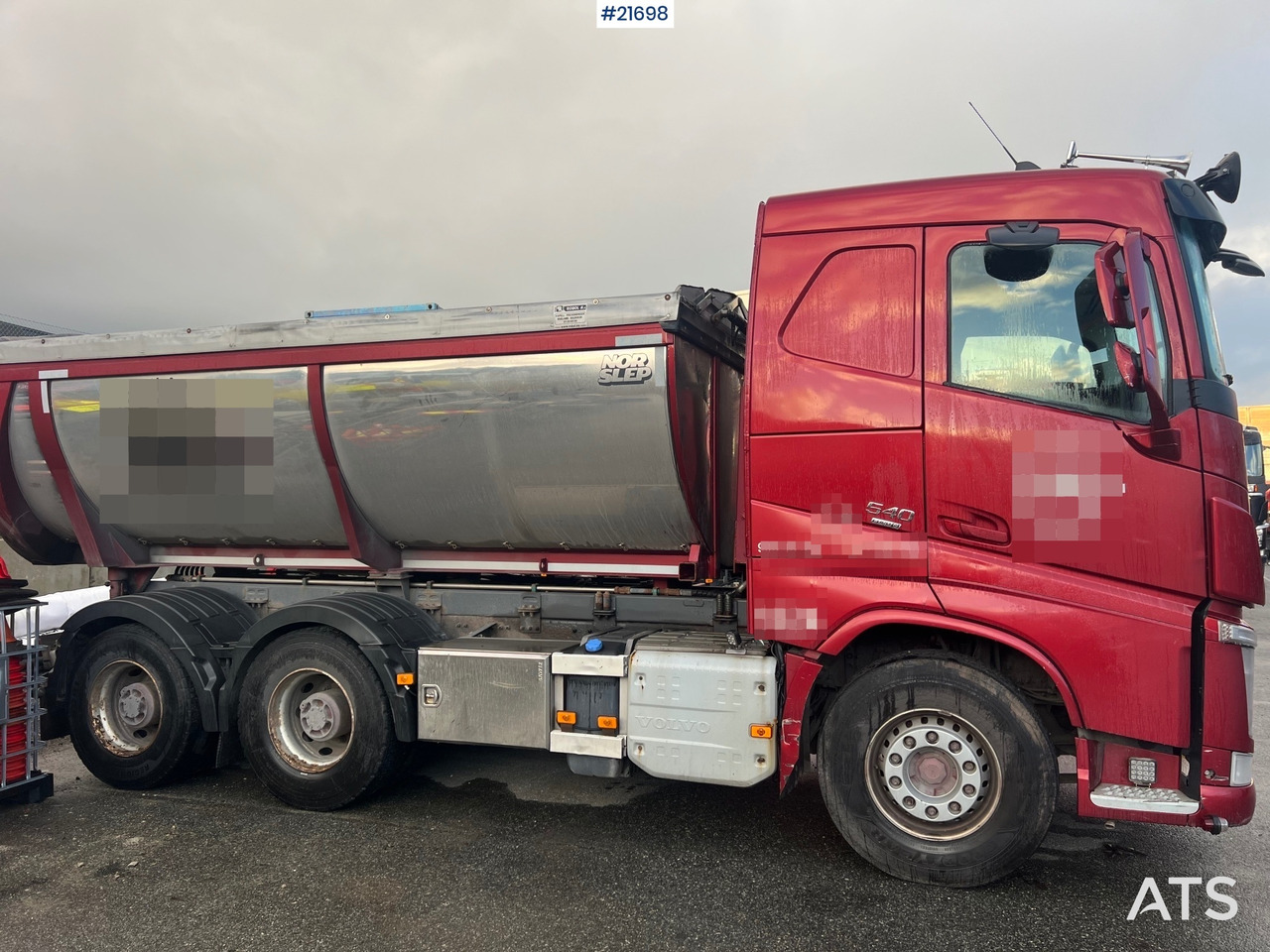 Volvo FH540 6x4 tippbil m/ asfaltkasse og tippkasse - Caminhão basculante: foto 1 Volvo FH540 6x4 tippbil m/ asfaltkasse og tippkasse - Caminhão basculante: foto 1