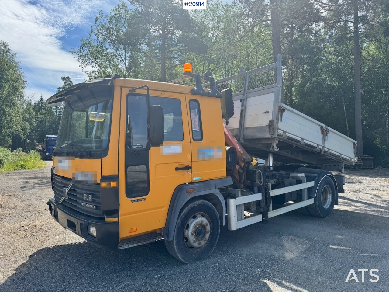 Volvo FL6 - Caminhão basculante, Caminhão grua: foto 1 Volvo FL6 - Caminhão basculante, Caminhão grua: foto 1