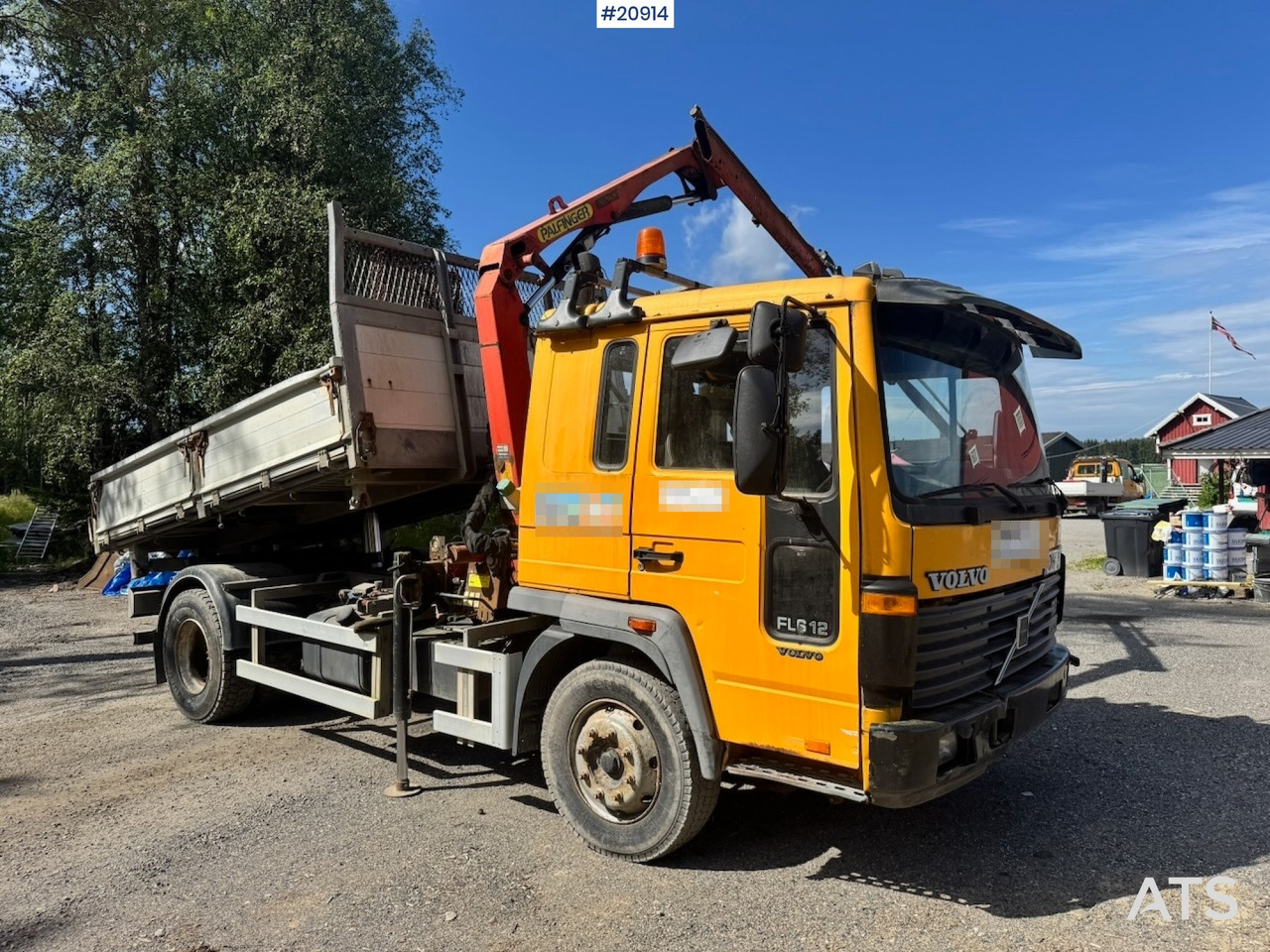 Caminhão basculante, Caminhão grua Volvo FL6: foto 10