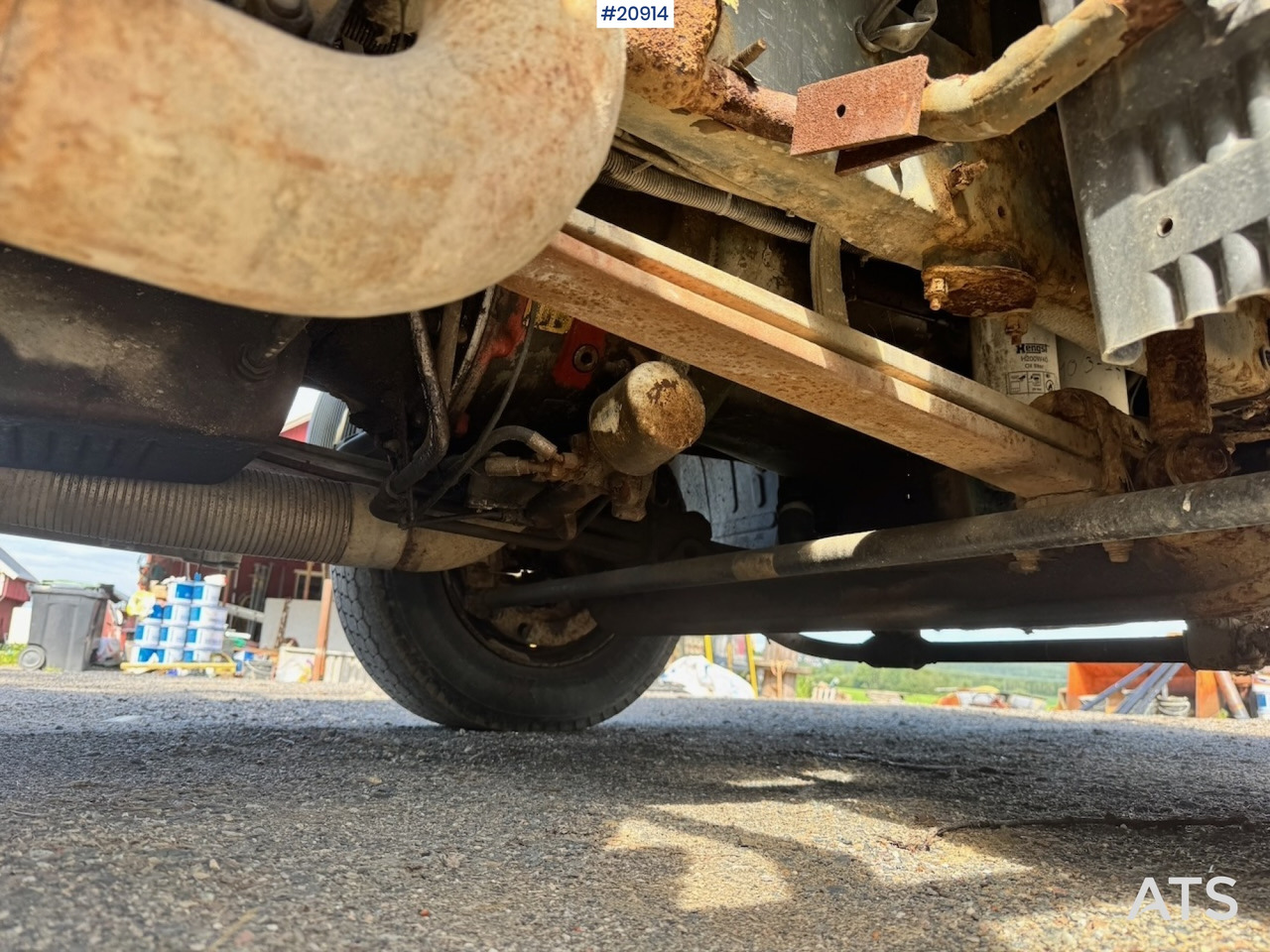 Caminhão basculante, Caminhão grua Volvo FL6: foto 29