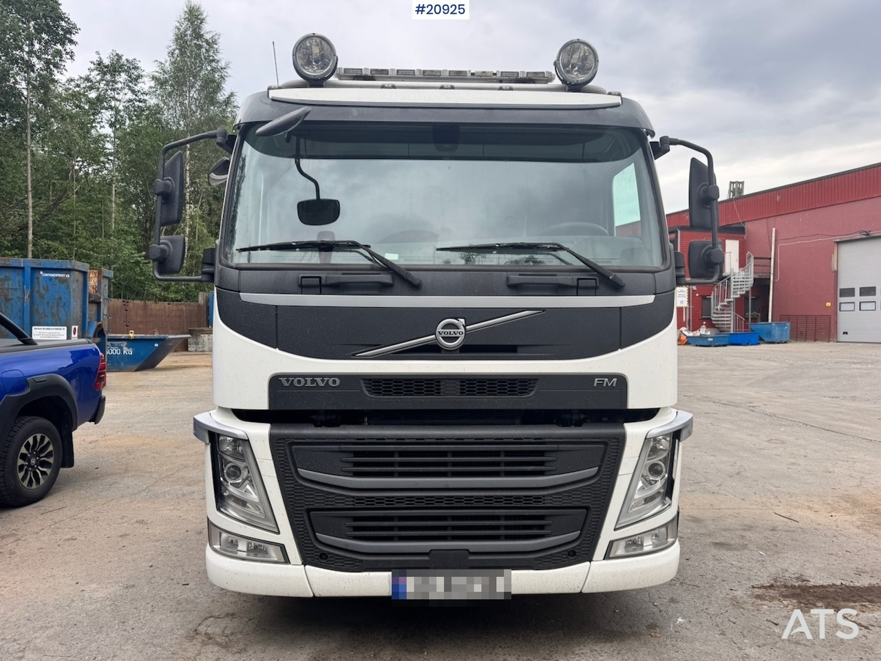 Camião de caixa aberta/ Plataforma, Caminhão grua Volvo FM500: foto 10
