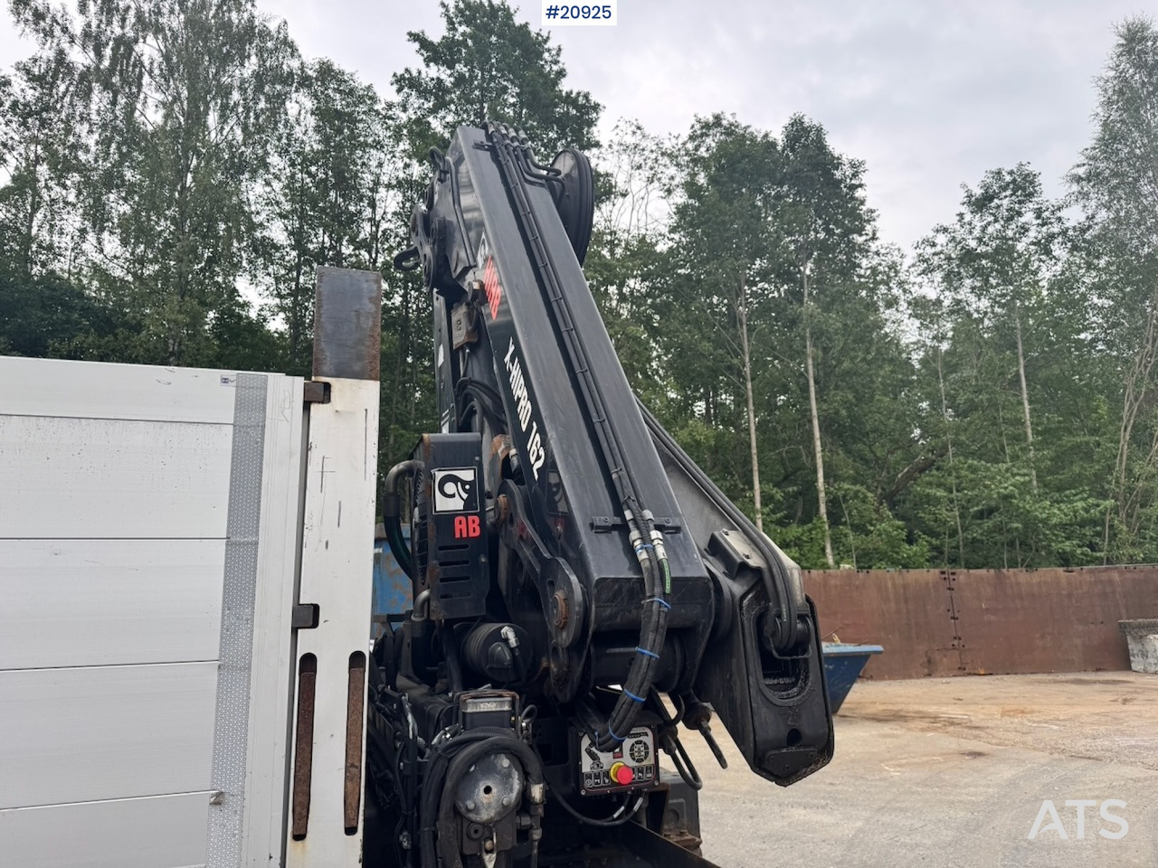 Camião de caixa aberta/ Plataforma, Caminhão grua Volvo FM500: foto 30