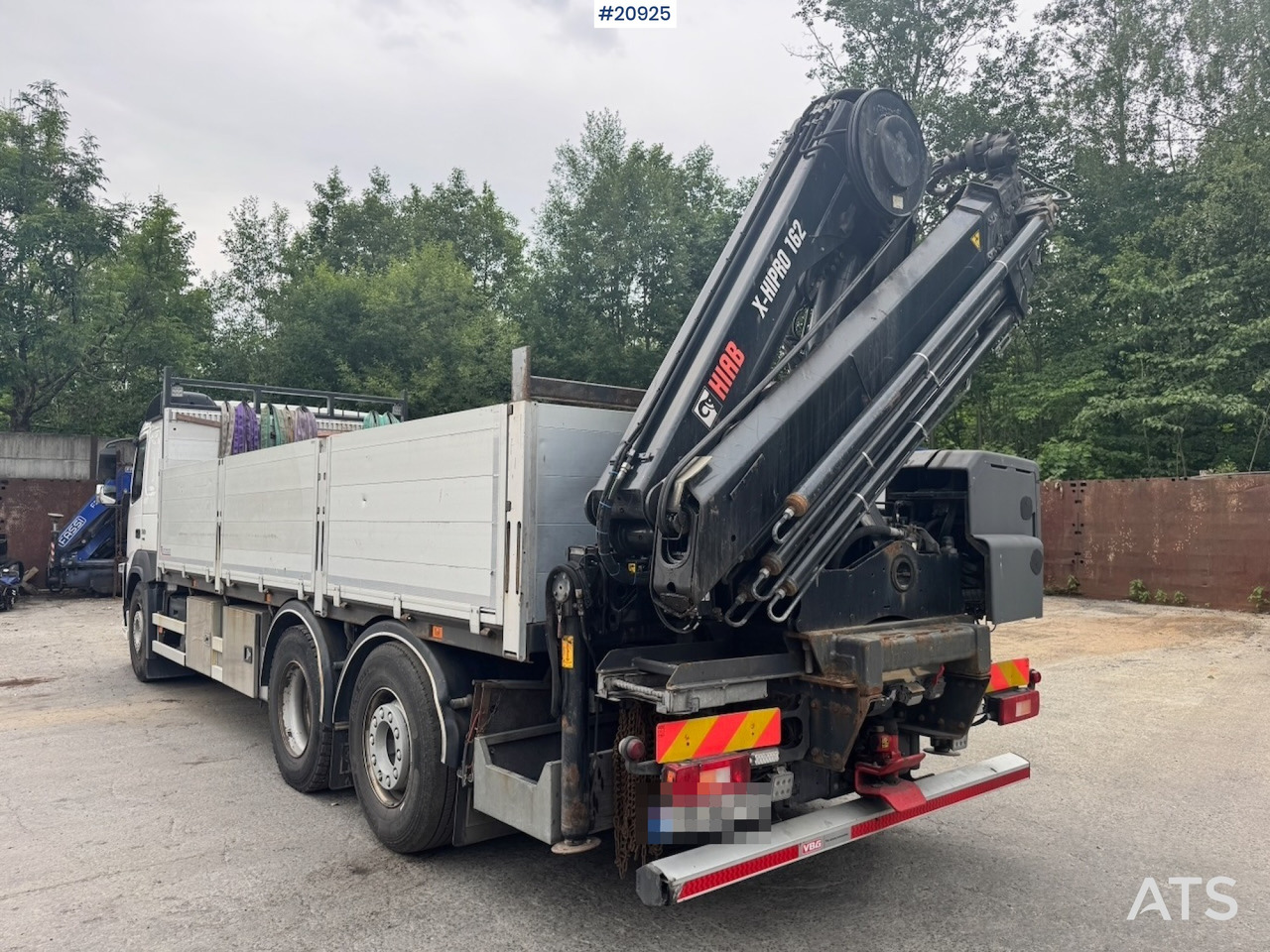 Camião de caixa aberta/ Plataforma, Caminhão grua Volvo FM500: foto 5
