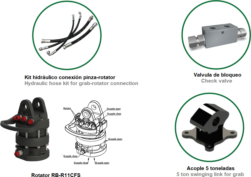 Agricultural grab PAF-16 - Garra de Grua para caminhão: foto 3 Agricultural grab PAF-16 - Garra de Grua para caminhão: foto 3