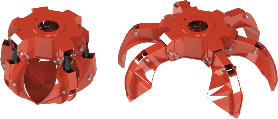 Asymmetric polyp grabs PLP-Z 320/6 - Garra de Grua para caminhão: foto 1 Asymmetric polyp grabs PLP-Z 320/6 - Garra de Grua para caminhão: foto 1