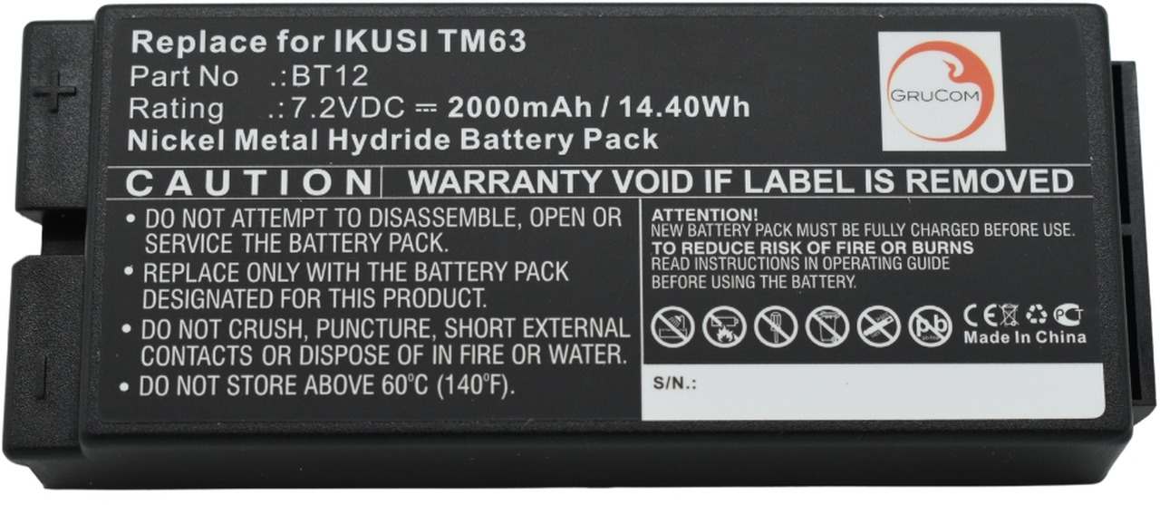 Compatible battery Ikusi BT12 - Bateria automotiva de Grua para caminhão: foto 4 Compatible battery Ikusi BT12 - Bateria automotiva de Grua para caminhão: foto 4