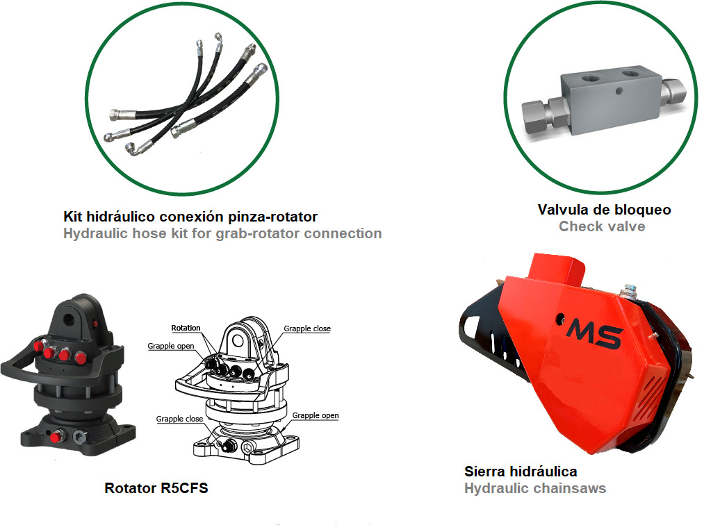 LOG GRAB  REINFORCED SERIE PF-R 22 - Garra de Grua para caminhão: foto 3 LOG GRAB  REINFORCED SERIE PF-R 22 - Garra de Grua para caminhão: foto 3