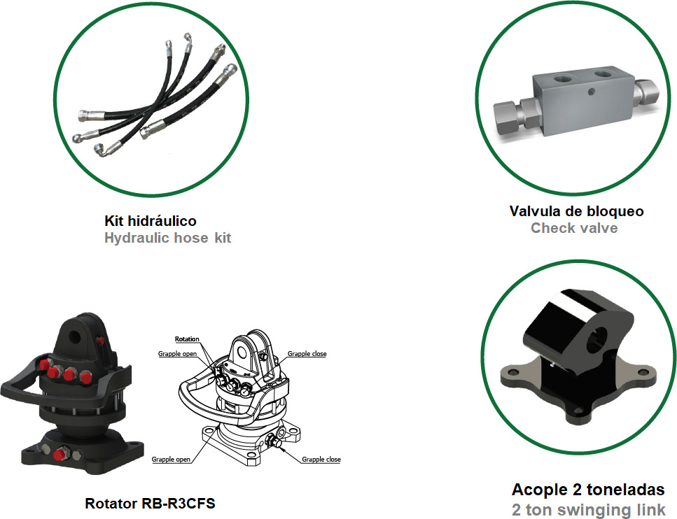 Polyp grab PLP 130/5 - Garra de Grua para caminhão: foto 3 Polyp grab PLP 130/5 - Garra de Grua para caminhão: foto 3