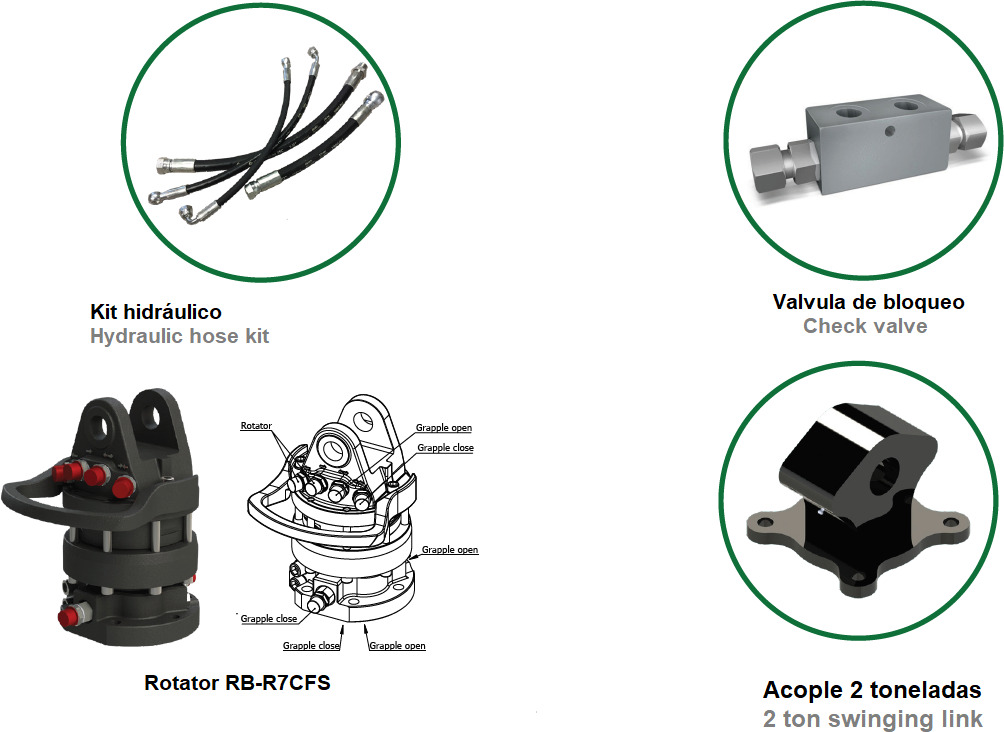Polyp grab PLP 270/4 - Garra de Grua para caminhão: foto 3 Polyp grab PLP 270/4 - Garra de Grua para caminhão: foto 3