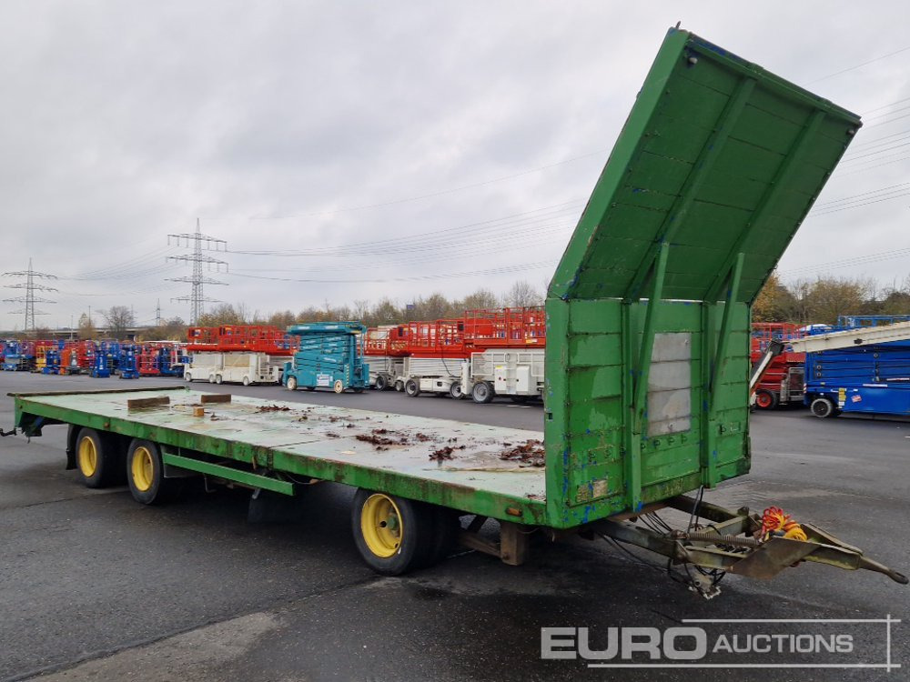 1987 Lampferhoff P24 3 Axle Flatbed Trailer (ONLY PART II German Reg. Docs. Available) - Reboque plataforma/ Caixa aberta: foto 4 1987 Lampferhoff P24 3 Axle Flatbed Trailer (ONLY PART II German Reg. Docs. Available) - Reboque plataforma/ Caixa aberta: foto 4