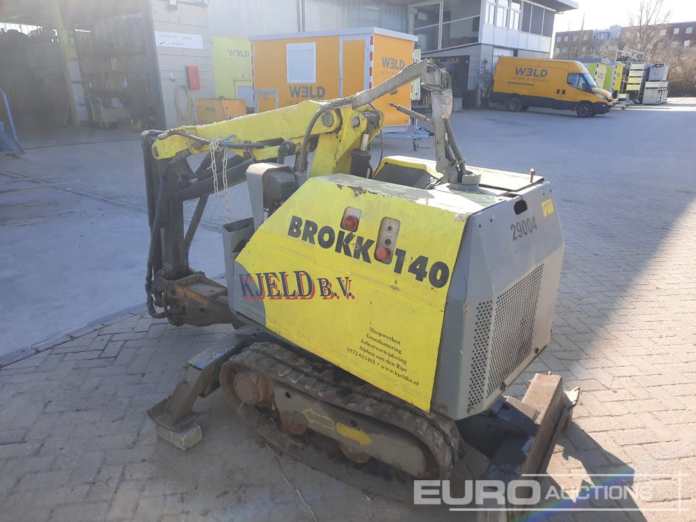1996 Brokk 110E Remote Controlled Robotic Excavator, Rubber tracked, Stabilisers, Piped, All. Piping, QH, Hammer, Bucket - Mini escavadeira: foto 1 1996 Brokk 110E Remote Controlled Robotic Excavator, Rubber tracked, Stabilisers, Piped, All. Piping, QH, Hammer, Bucket - Mini escavadeira: foto 1