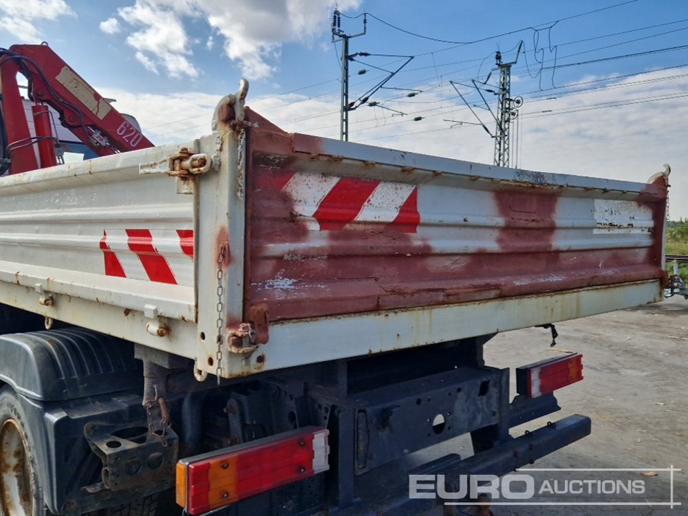 Camião de caixa aberta/ Plataforma, Caminhão grua 1999 Mercedes Atego: foto 16