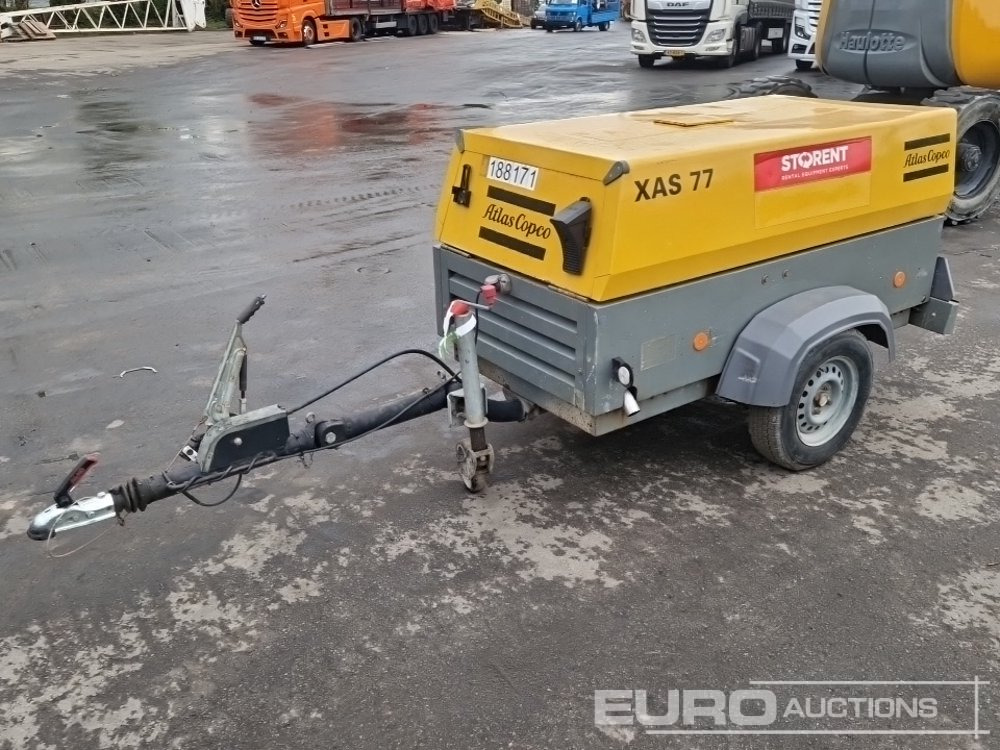 2011 Atlas Copco XAS77 150CFM - Compressor de ar: foto 1 2011 Atlas Copco XAS77 150CFM - Compressor de ar: foto 1