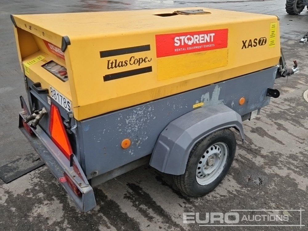 2011 Atlas Copco XAS77 PE - Compressor de ar: foto 3 2011 Atlas Copco XAS77 PE - Compressor de ar: foto 3