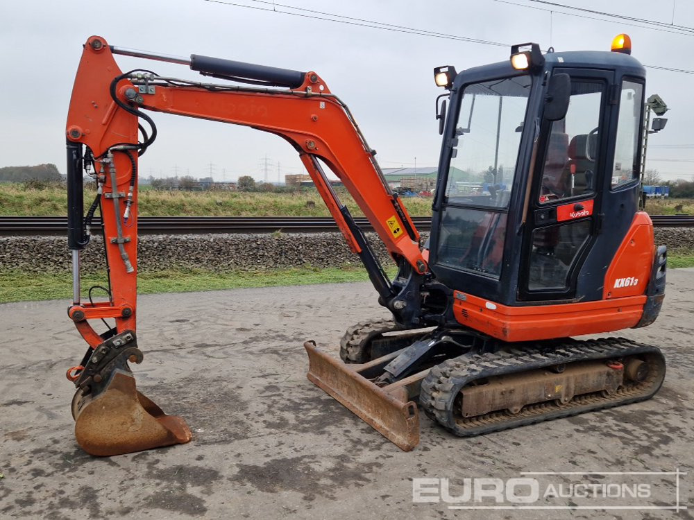 2014 Kubota KX61-3 - Mini escavadeira: foto 1 2014 Kubota KX61-3 - Mini escavadeira: foto 1