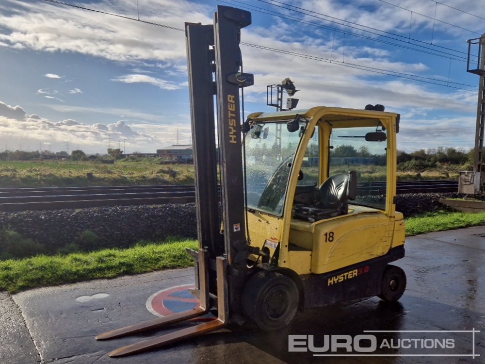 2016 Hyster J3.0XN 3 Ton Electric Forklift, 2 Stage Mast, Forks, - Empilhadeira elétrica: foto 1 2016 Hyster J3.0XN 3 Ton Electric Forklift, 2 Stage Mast, Forks, - Empilhadeira elétrica: foto 1