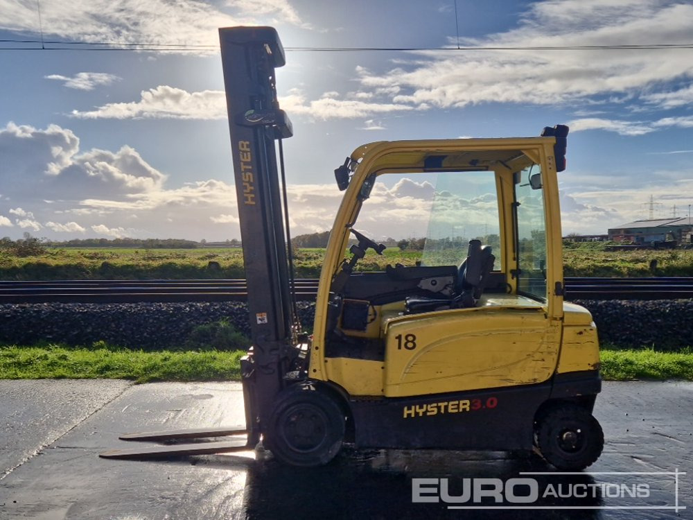 2016 Hyster J3.0XN 3 Ton Electric Forklift, 2 Stage Mast, Forks, - Empilhadeira elétrica: foto 2 2016 Hyster J3.0XN 3 Ton Electric Forklift, 2 Stage Mast, Forks, - Empilhadeira elétrica: foto 2