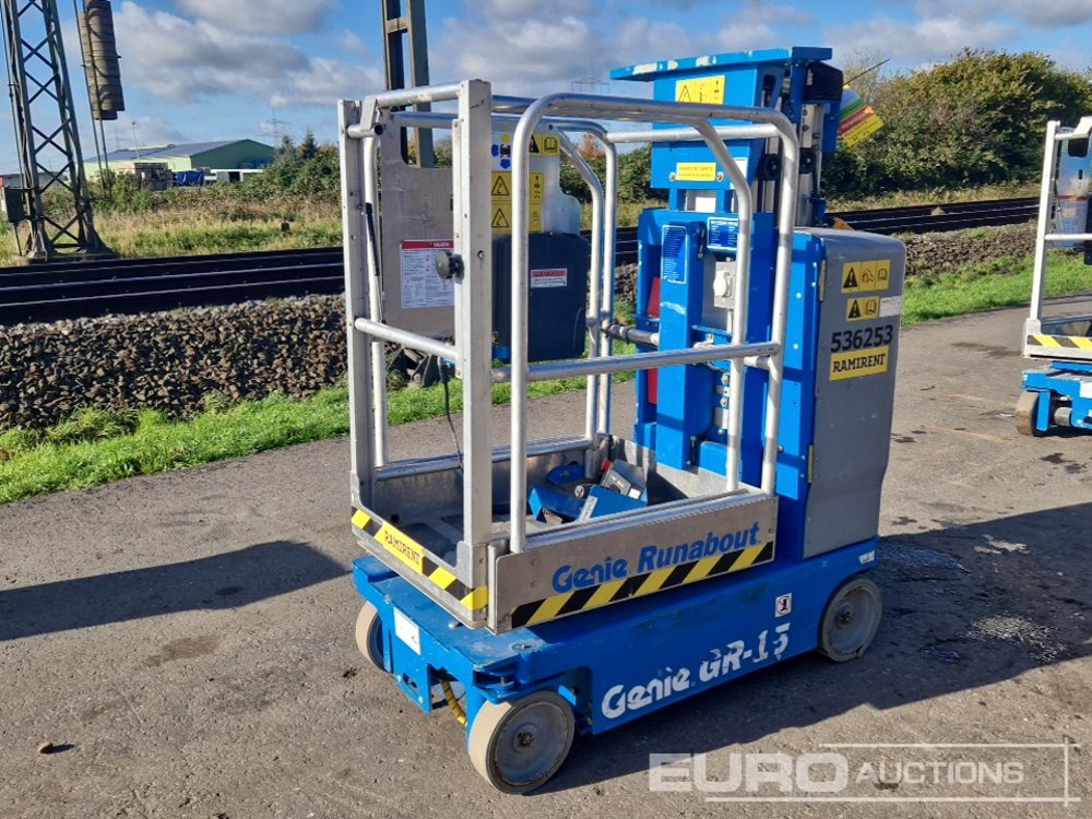 2017 Genie GR-15 - Plataforma aérea: foto 1 2017 Genie GR-15 - Plataforma aérea: foto 1