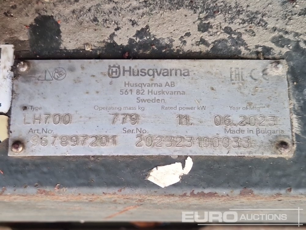 Máquina de asfalto 2023 Husqvarna LH700: foto 11