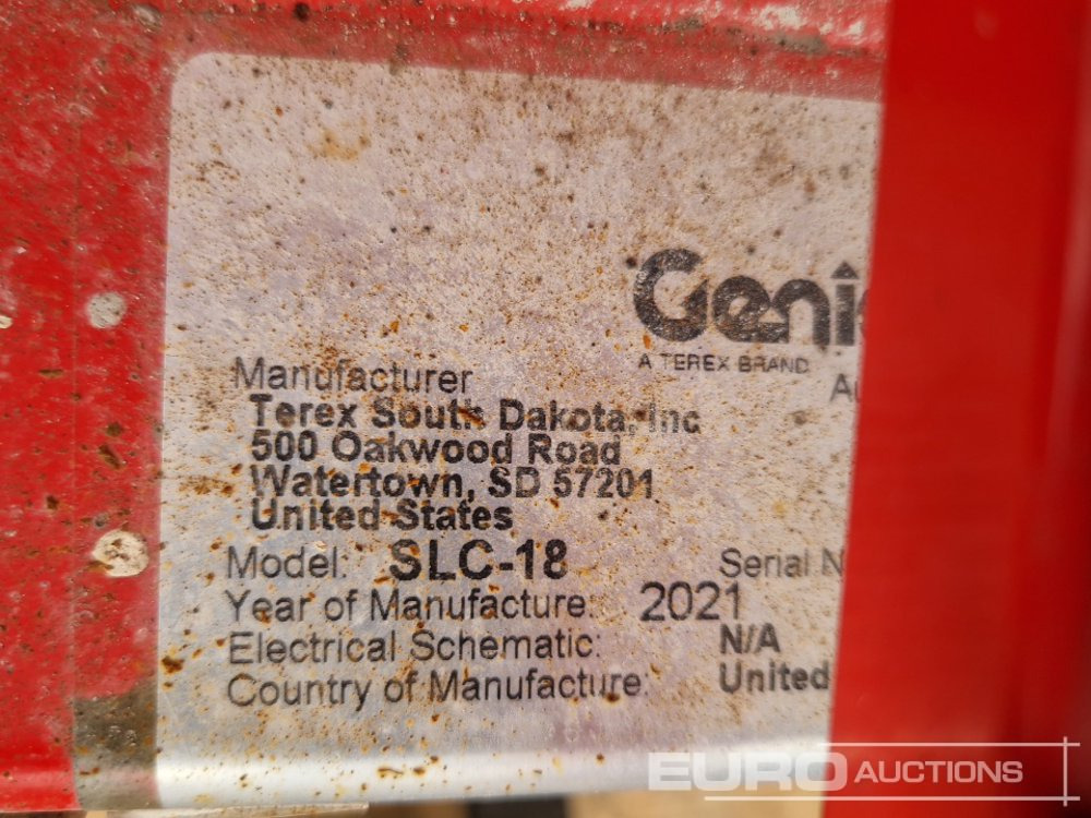 Equipamento de movimentação 2021 Genie SLC-18: foto 8