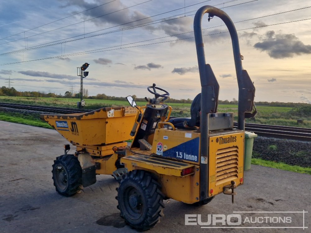 Thwaites 1.5 Ton High-Tip Swivel Skip Dumper, Roll Bar - Tombador: foto 4 Thwaites 1.5 Ton High-Tip Swivel Skip Dumper, Roll Bar - Tombador: foto 4