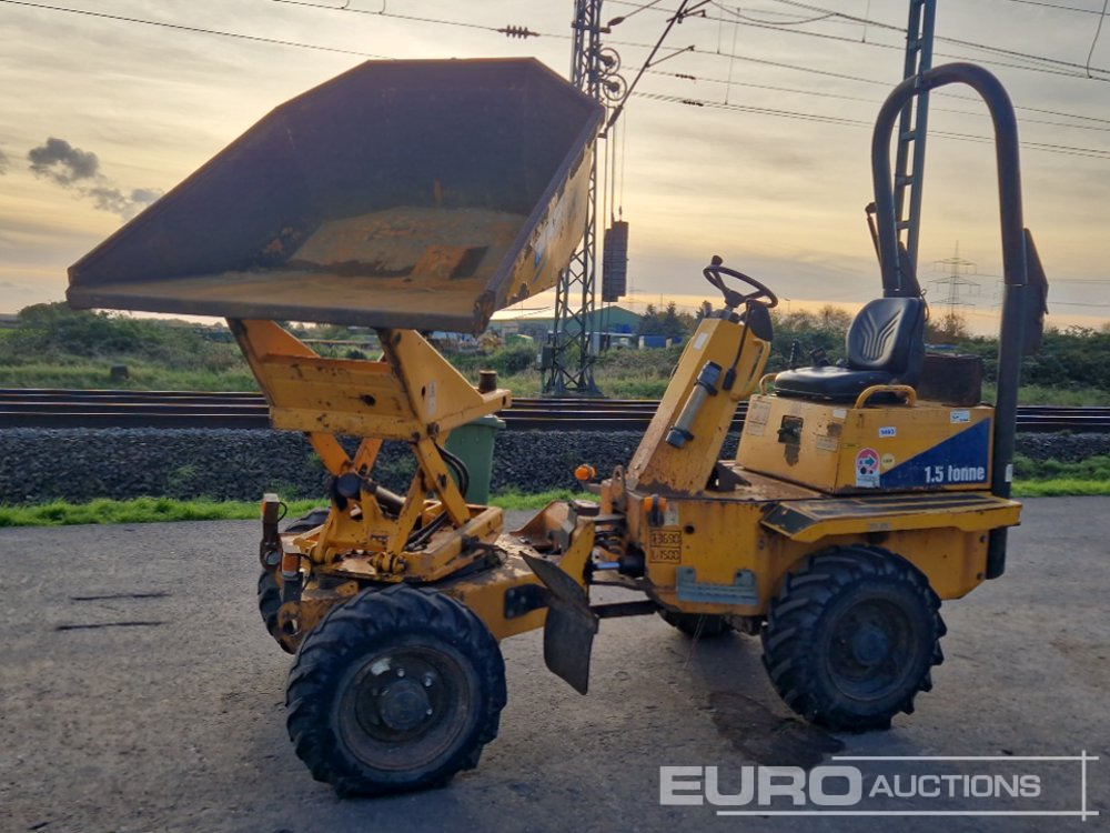 Thwaites 1.5 Ton High-Tip Swivel Skip Dumper, Roll Bar - Tombador: foto 2 Thwaites 1.5 Ton High-Tip Swivel Skip Dumper, Roll Bar - Tombador: foto 2