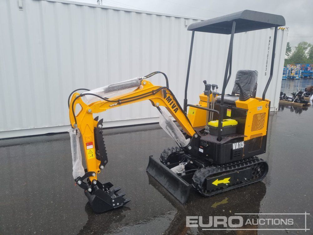 Unused 2025 Miva VA15 - Mini escavadeira: foto 1 Unused 2025 Miva VA15 - Mini escavadeira: foto 1