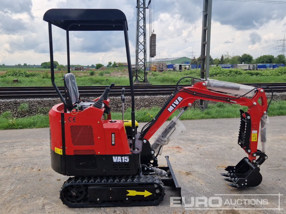 Unused 2025 Miva VA15 - Mini escavadeira: foto 5 Unused 2025 Miva VA15 - Mini escavadeira: foto 5