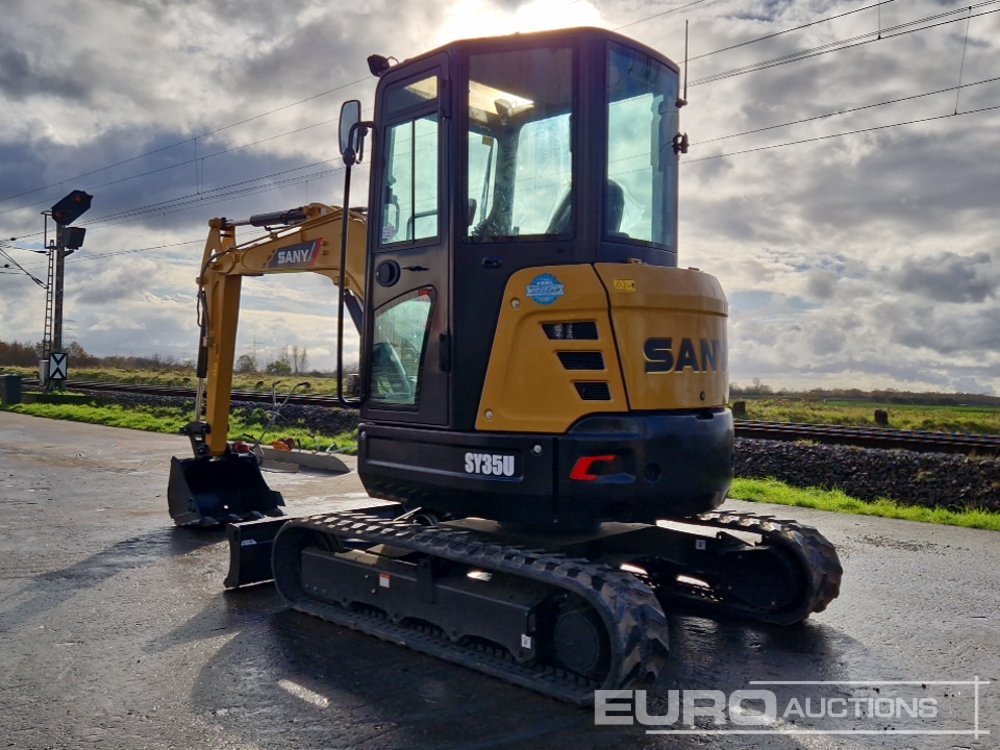 Unused 2025 Sany SY35U - Mini escavadeira: foto 3 Unused 2025 Sany SY35U - Mini escavadeira: foto 3