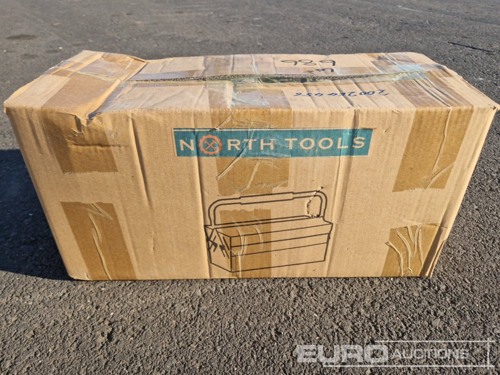 Unused North Tools Tool Box, 85Pcs. Tools - Equipamento de construção: foto 2 Unused North Tools Tool Box, 85Pcs. Tools - Equipamento de construção: foto 2