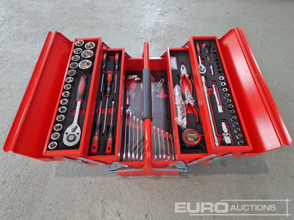 Unused North Tools Tool Box, 85Pcs. Tools - Equipamento de construção: foto 1 Unused North Tools Tool Box, 85Pcs. Tools - Equipamento de construção: foto 1